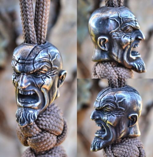 Темлячная бусина "Кратос, Бог Войны (God Of War)"